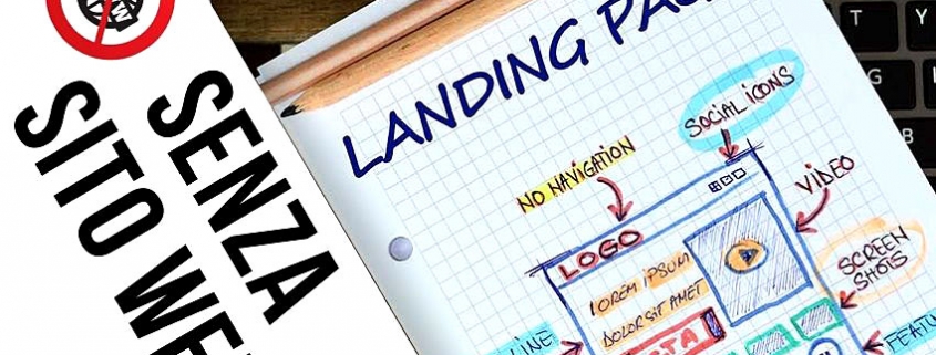 landing page senza sito