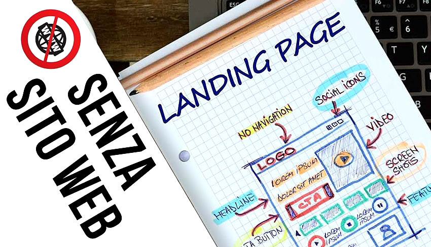 landing page senza sito