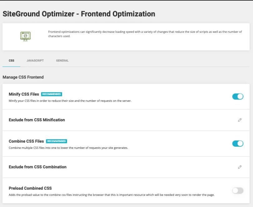 sg optimizer