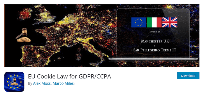 plugin gdpr EU Cookie Law