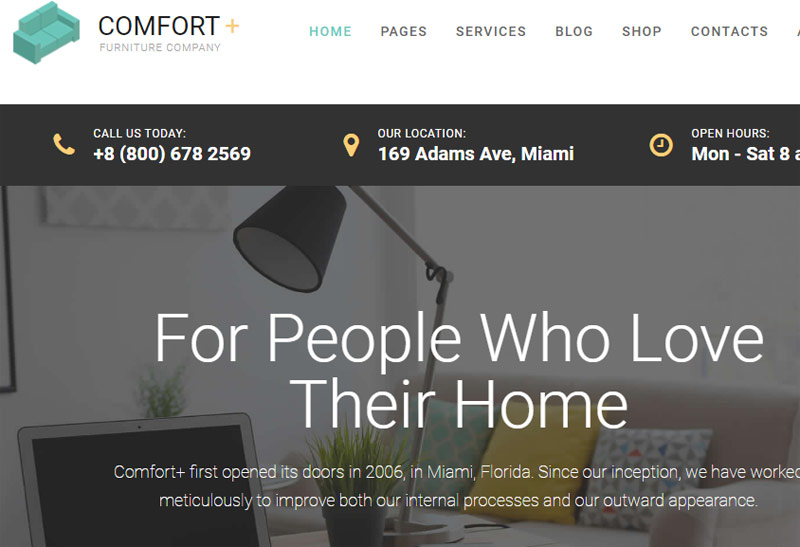 tema wordpress comfort