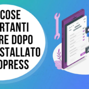 cosa fare wordpress