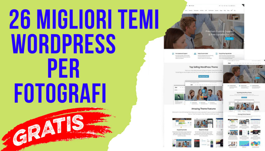 temi wprdpress fotografi gratis