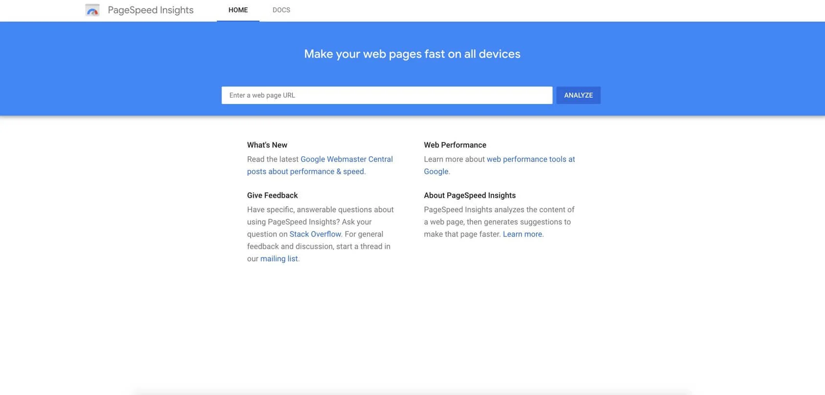 pagespeed seo tool