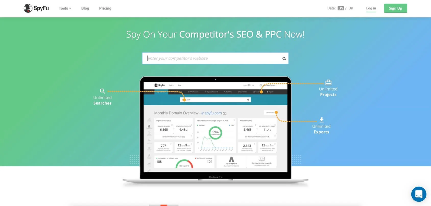 spyfu seo tool