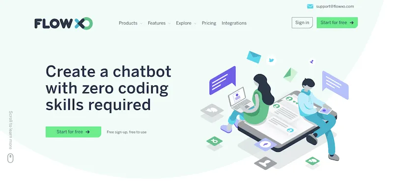 Flow-XO chatbot