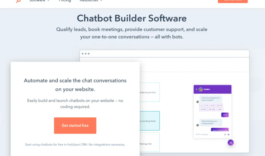 hubspot chatbot