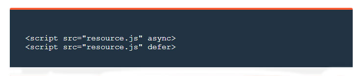 tag async defer